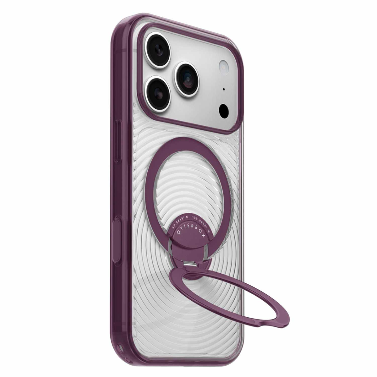 OtterBox - Symmetry Stand MagSafe Case Vinum Purple for iPhone 18 Pro/17 Pro