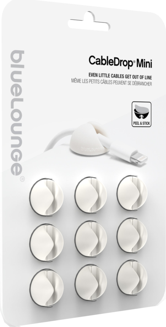 Cabledrop CableClip Mini - White