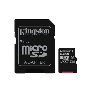 Kingston UHS-I Class 10 64 gb Micro SDHC Canvas Select Flash Card