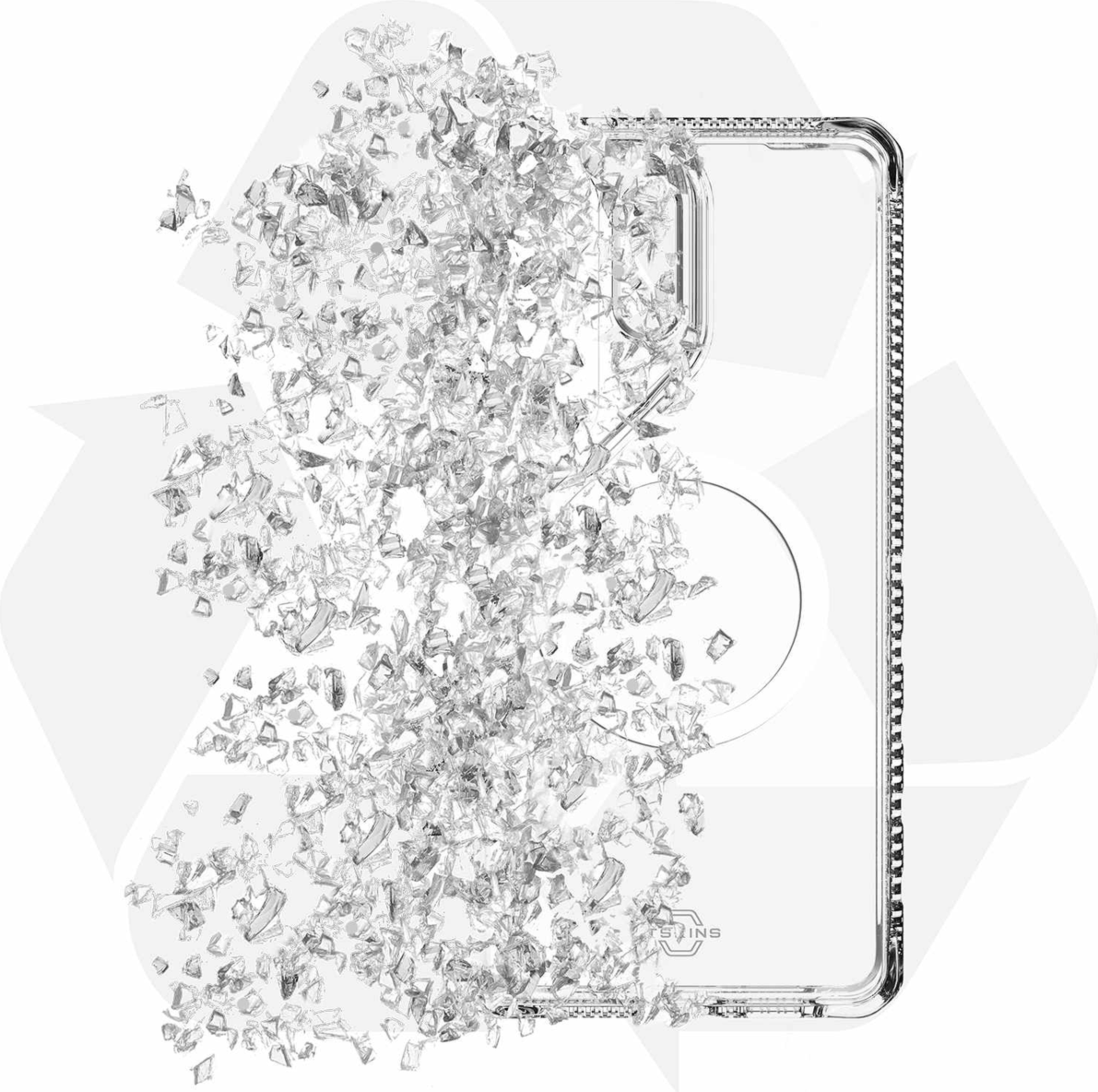 ITSKINS - Hybrid_R Case w/Magnets Clear for Samsung Galaxy S26 Ultra