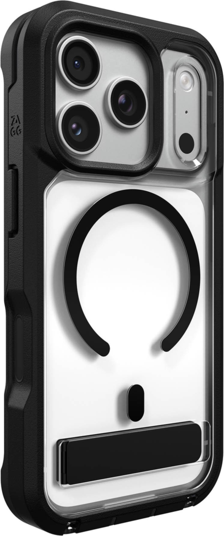 ZAGG - Rainier Snap MagSafe Case with Kickstand for Apple iPhone 18 Pro/17 Pro