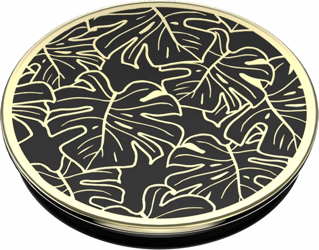 PopSockets 809037 PopGrip Monstera Noir