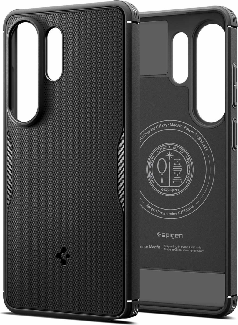Spigen - Coque Core Armor avec aimants, noir mat, pour Samsung Galaxy S26 Ultra