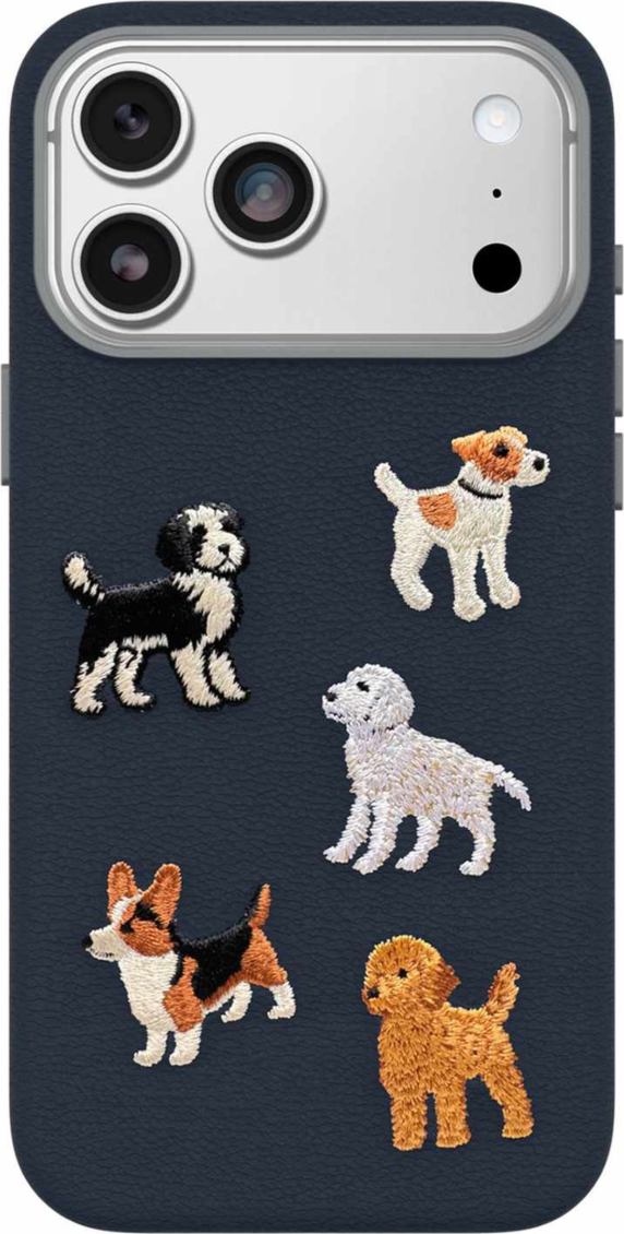 OtterBox - Symmetry Cactus Leather Embroidery MagSafe Case Barskerville for iPhone 18 Pro Max/17 Pro Max