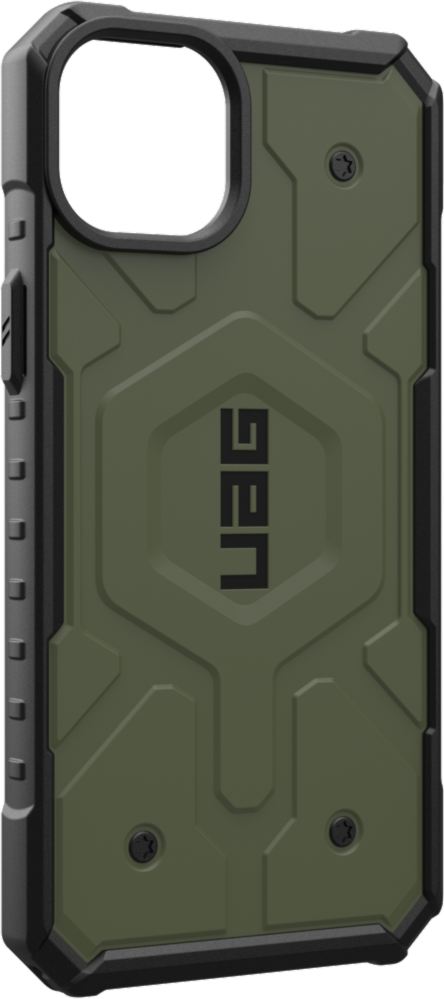 Étui Pathfinder compatible avec MagSafe de UAG - iPhone 15 Plus/14 Plus, vert (Olive Drab)