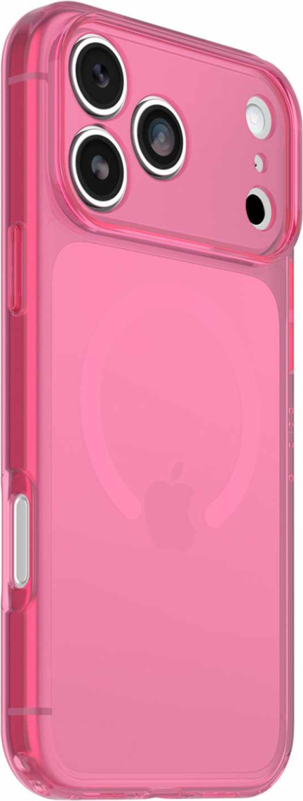 OtterBox - Lumen Clear MagSafe Case Heartspur Pink for iPhone 18 Pro Max/17 Pro Max