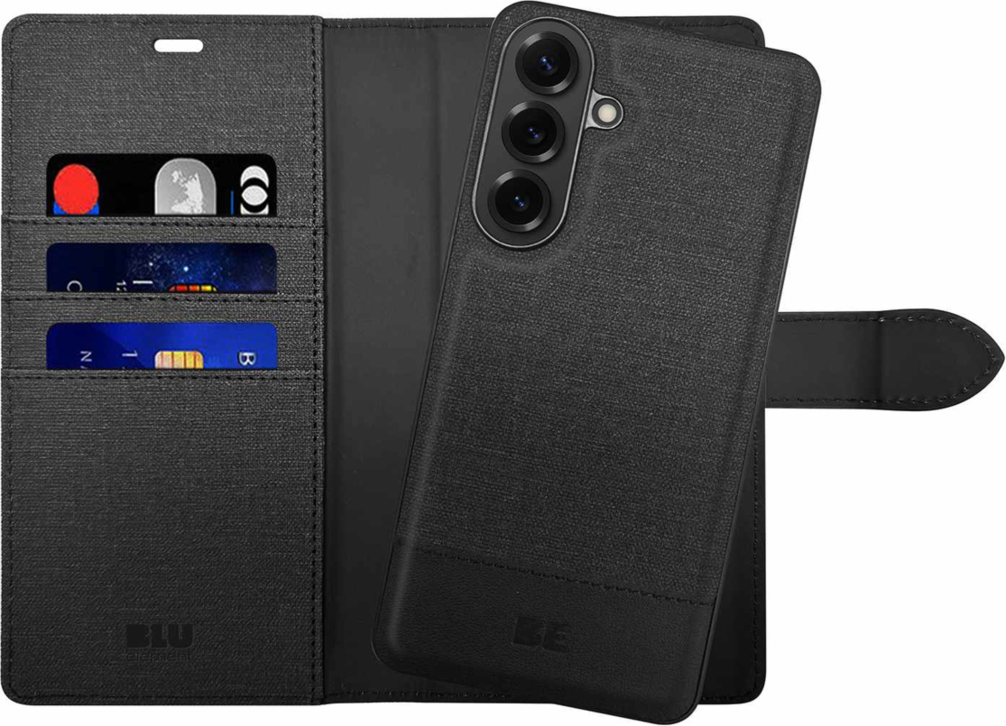 Blu Element BEF21S261 ÉtuiFolio 2-en-1 Noir pour Samsung Galaxy S26
