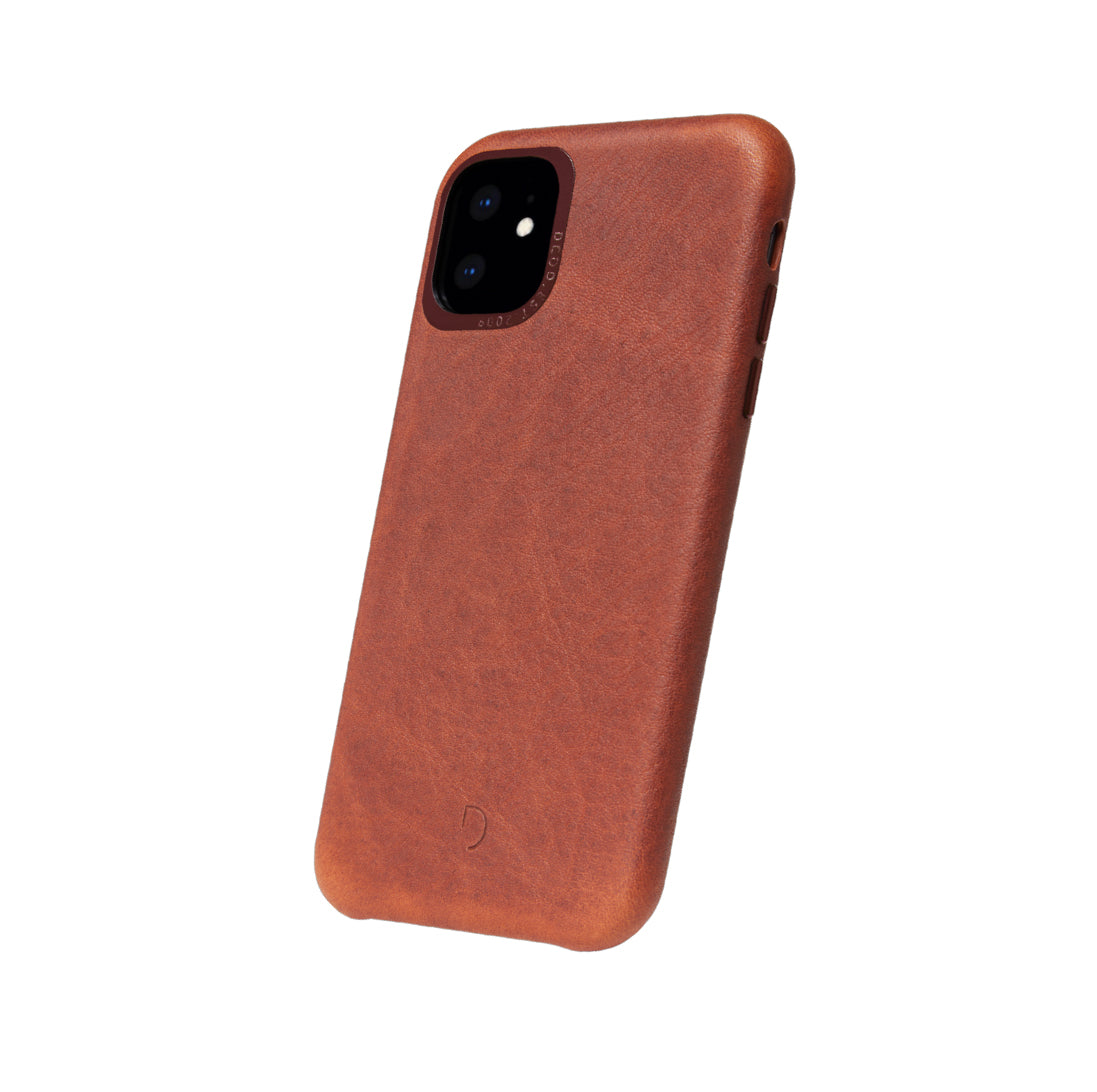Decoded Leather Backcover pour iPhone 11 Pro Max - Marron