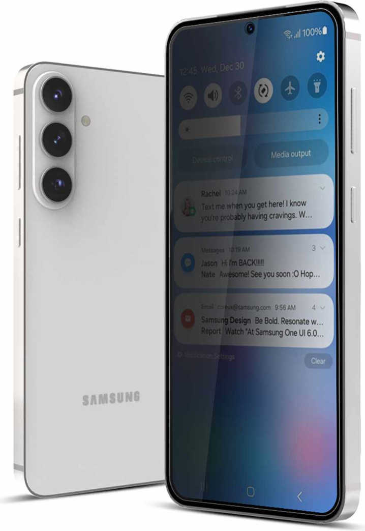 22 Cases 22SPTSGS26 Protecteur D'écran en Verre Trempé Privacy pour Samsung Galaxy S26