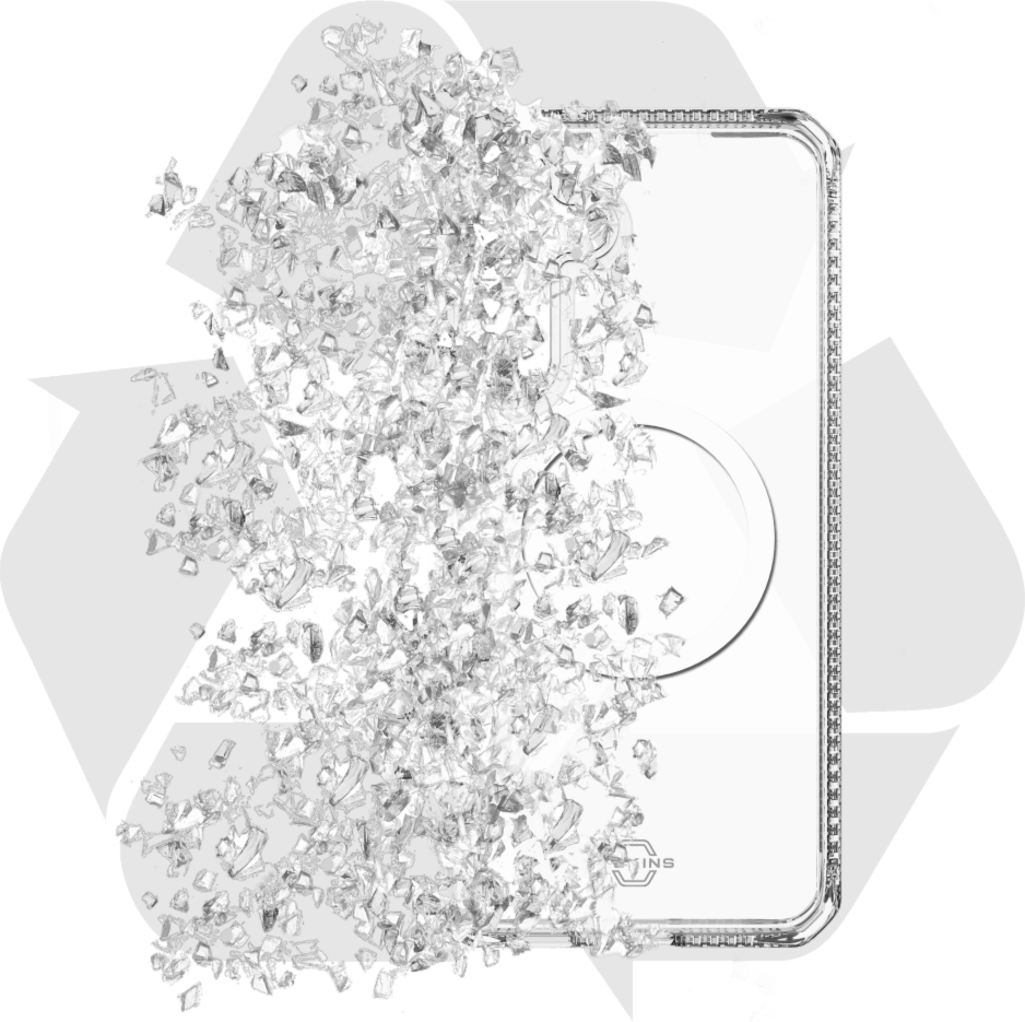 ITSKINS SG5FHMACRTRSP Étui Hybrid_R Clear avec Magnets Transparent pour Samsung Galaxy S25 FE