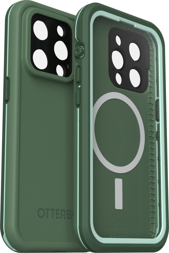 OtterBox - iPhone 14 Pro Otterbox Fre MagSafe Case - Green (Dauntless)