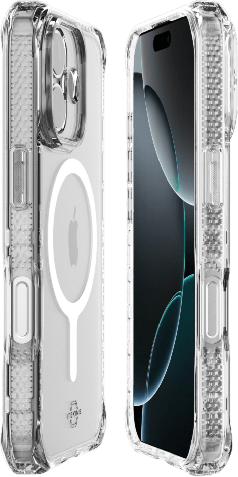 ITSKINS AP7NHMACRTRSP Étui Hybrid_R MagSafe Clear pour iPhone 17