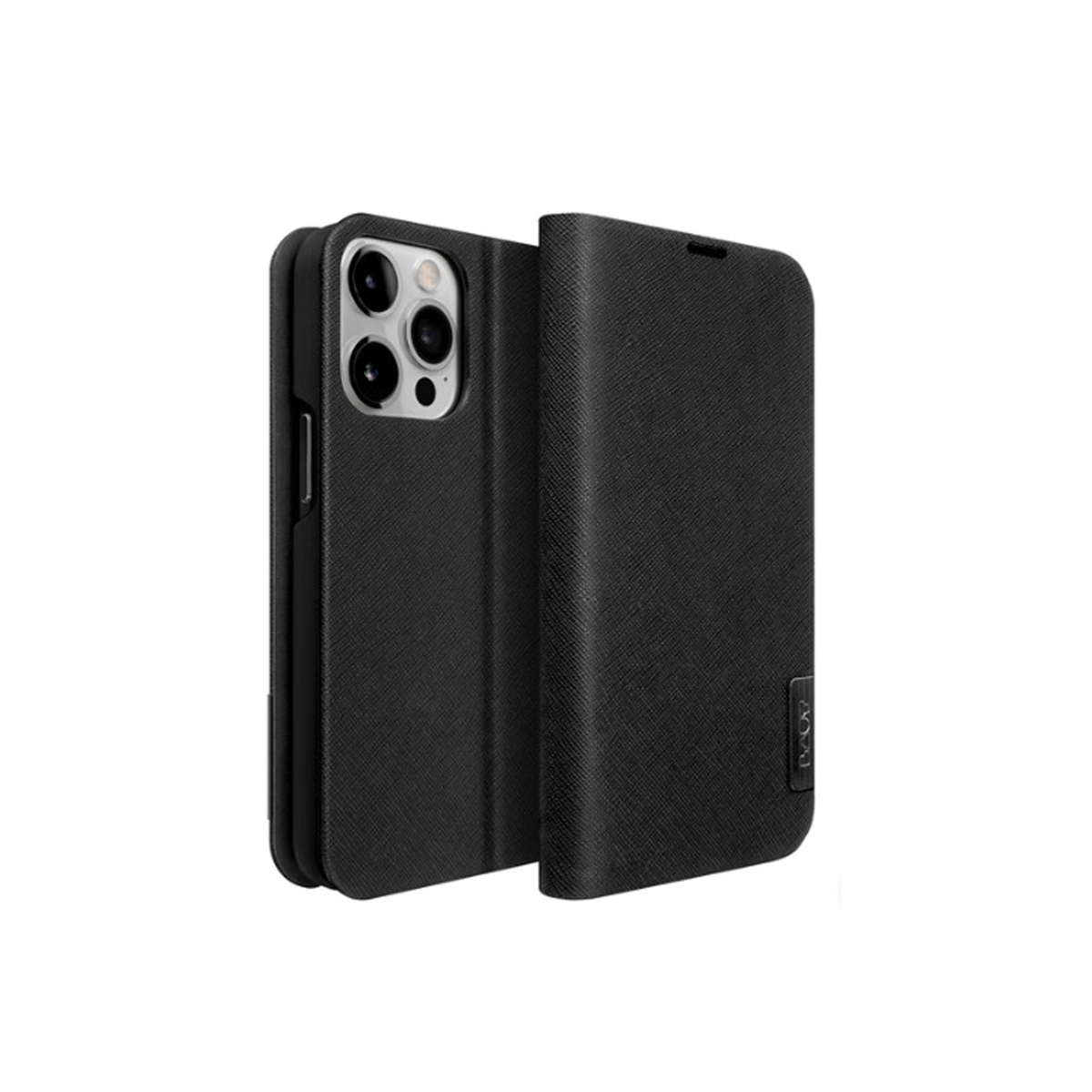 LAUT PRESTIGE FOLIO for iPhone 15 Pro - Black