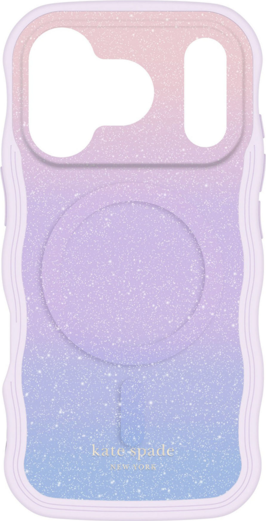 Kate Spade - Wavy MagSafe Case Opal Glitter for iPhone 17 Pro
