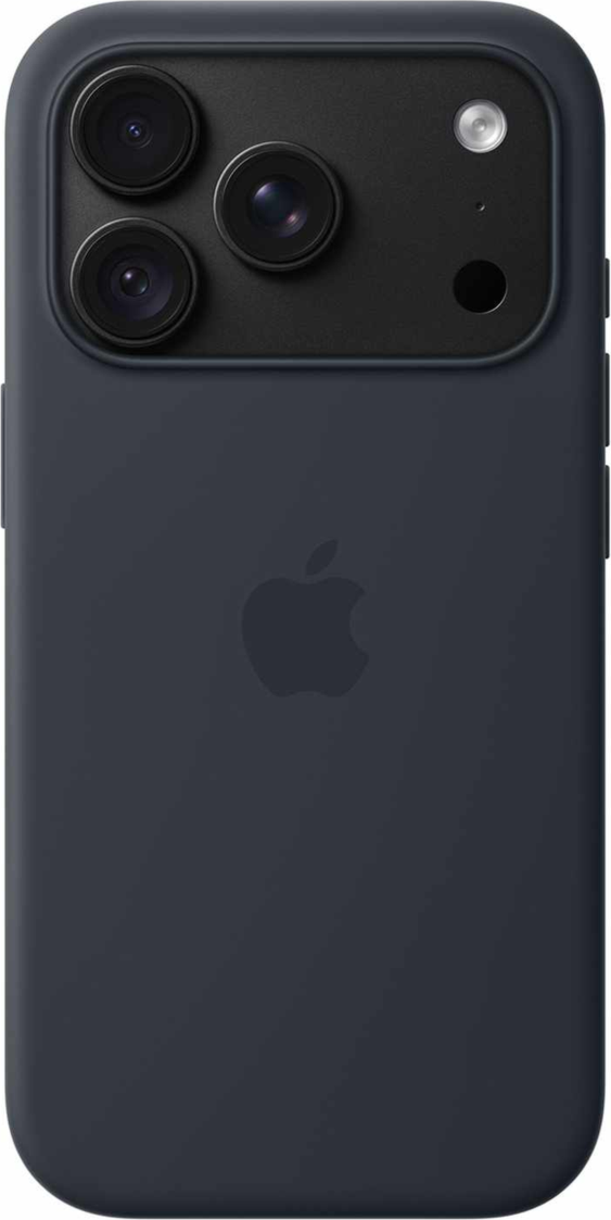 Apple - Silicone Case with MagSafe Navy Blue for iPhone 18 Pro