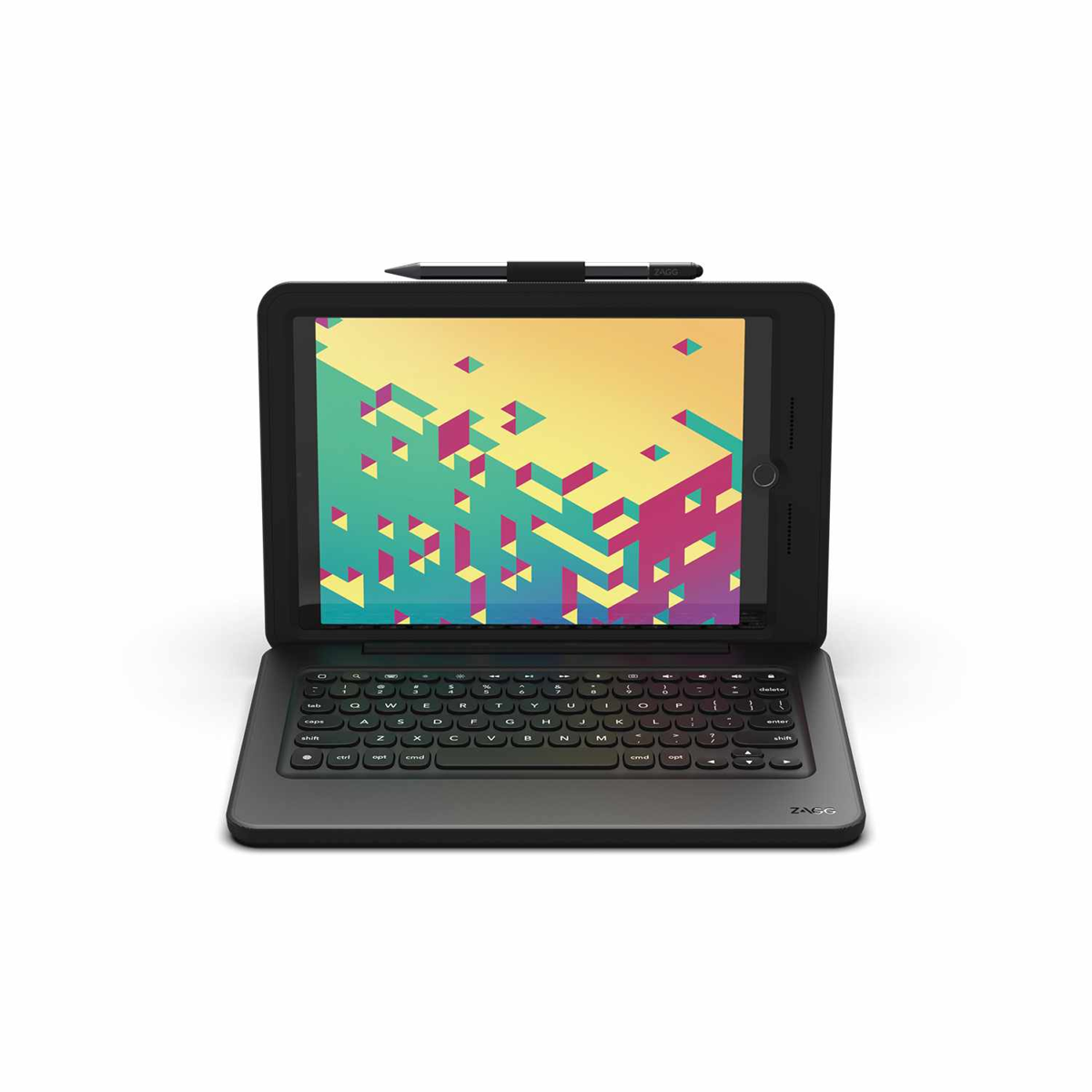 ZAGG - Rugged Pro Connect Keyboard and Case Combo Black for iPad 10.2 2021/10.2 2020/10.2 2019