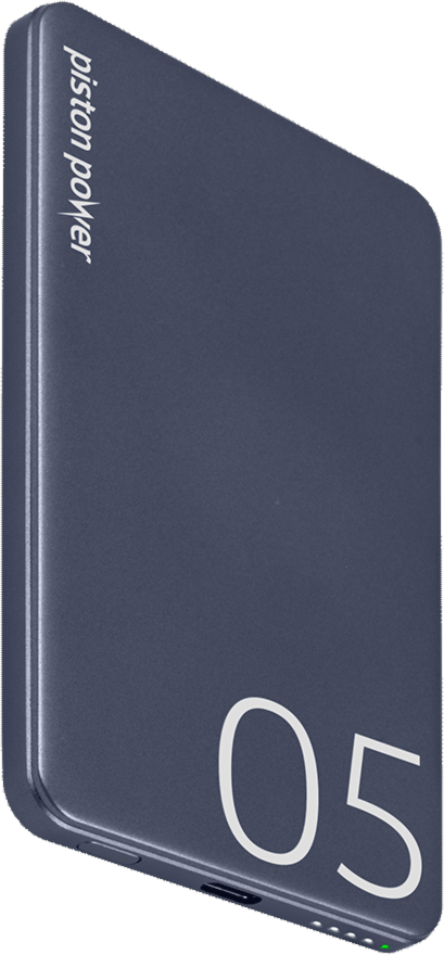 LOGiiX Piston Power 5000 mAh Aluminum Power Bank - Midnight Blue