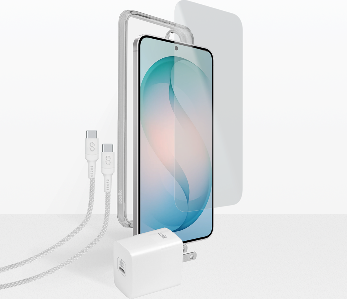 LOGiiX Smartphone Essentials for Samsung S26 FE - White