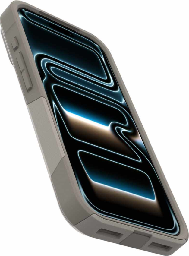 OtterBox - Commuter Grip MagSafe Case Grey Comfort for iPhone 18 Pro/17 Pro
