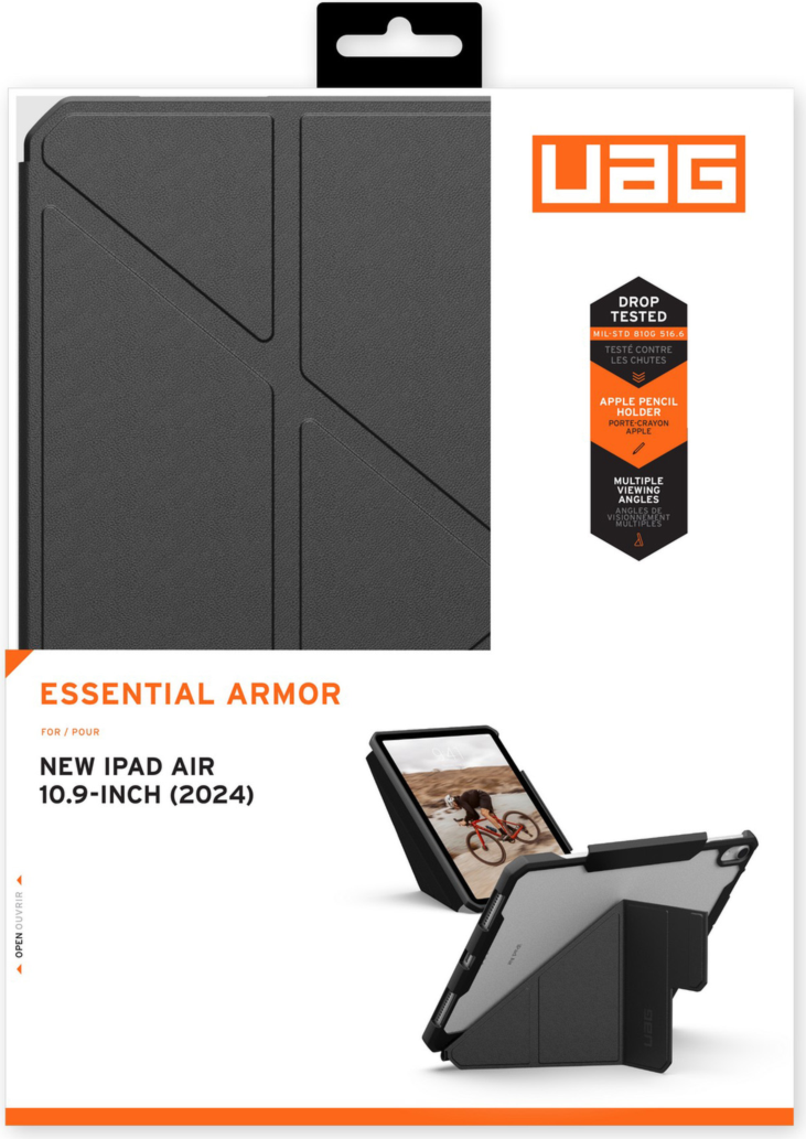 Crafted for the minimalist who seeks maximum safeguarding. The UAG Essential Armor case is a TPU case featuring an ultra-thin design with a transparent back and a folio cover.