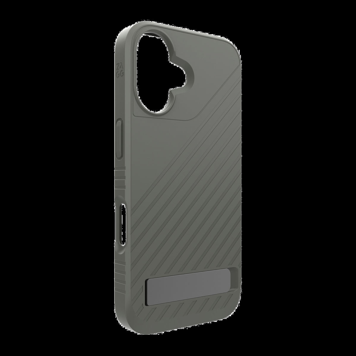 Strengthened with Graphene, ZAGG’s Denali series case with kickstand offers an impressive 16 ft of drop protection.