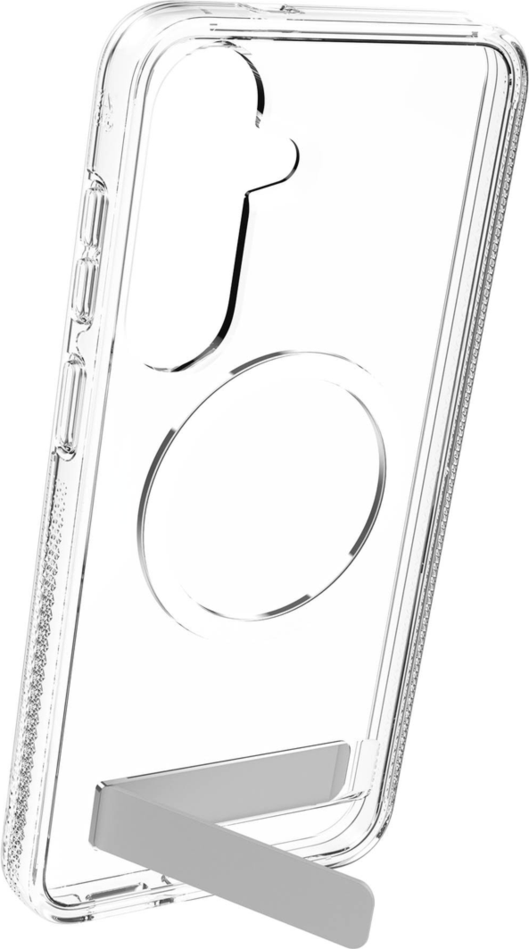 Strengthened with Graphene, ZAGG's Crystal Palace Snap series case with kickstand combines an ultra-slim, crystal-clear profile with up to 13 ft of drop protection.