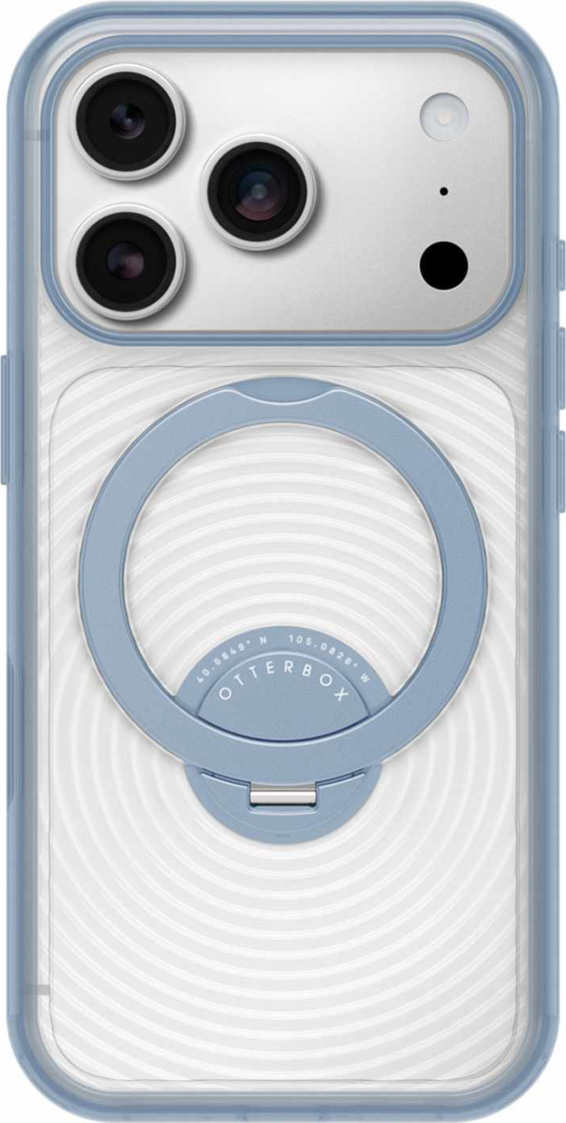 OtterBox - Symmetry Stand MagSafe Case Aether Blue for iPhone 18 Pro/17 Pro