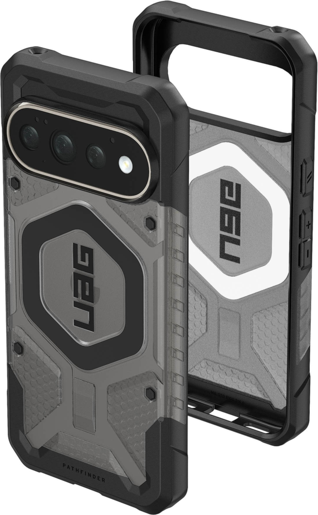 Google Pixel 11/11 Pro UAG Pathfinder Clear w/Magnet Case - Ash/Black