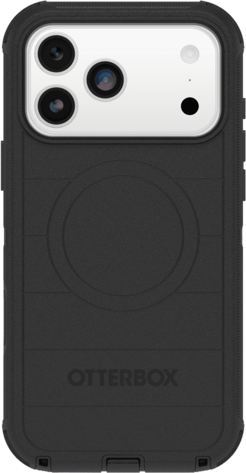 The OtterBox Defender Series Pro with MagSafe is the toughest case providing rugged protection against harsh drops. Equipped with MagSafe magnets and non-slip texturing.