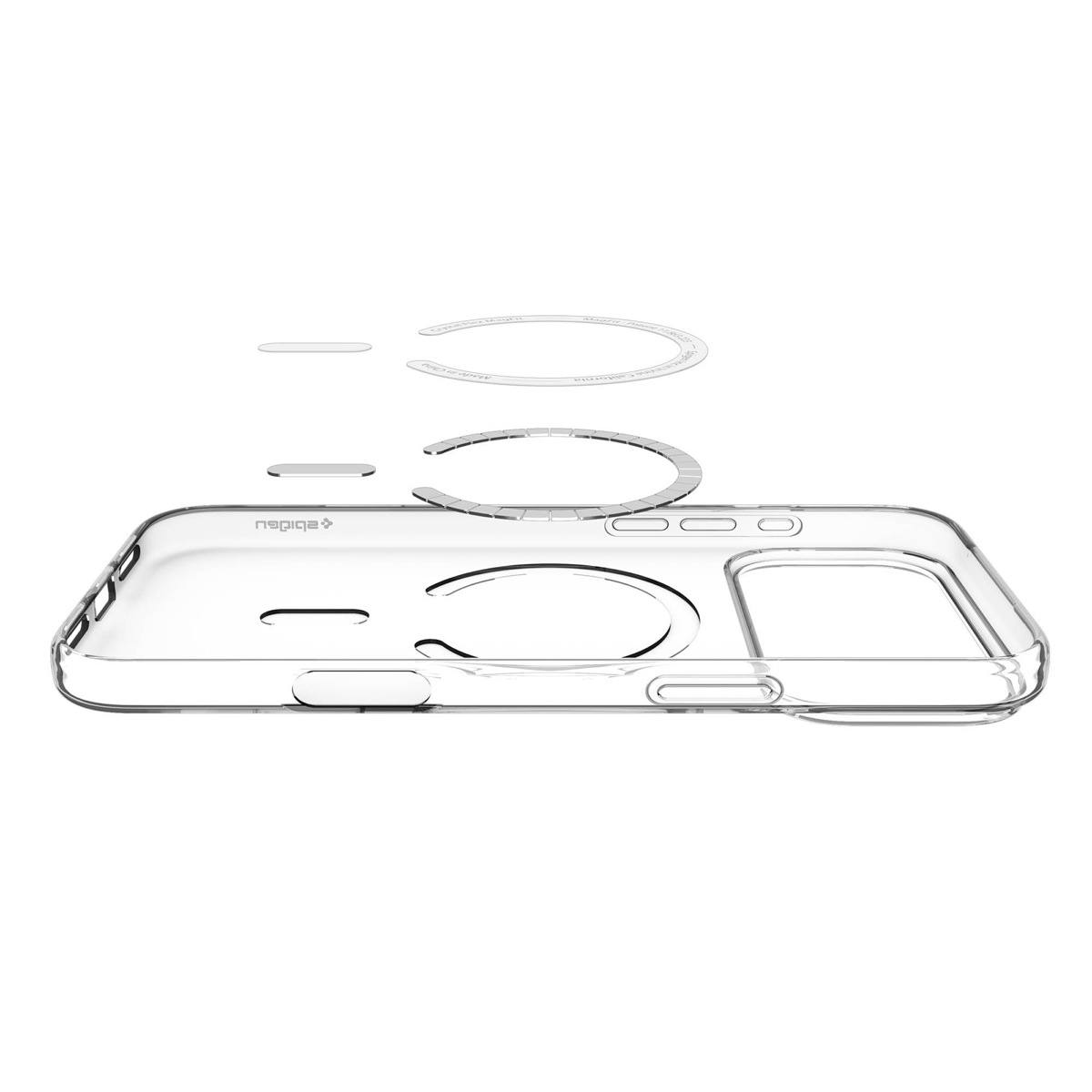 iPhone 18 Pro Max/17 Pro Max Spigen Crystal Flex MagFit - Clear/White