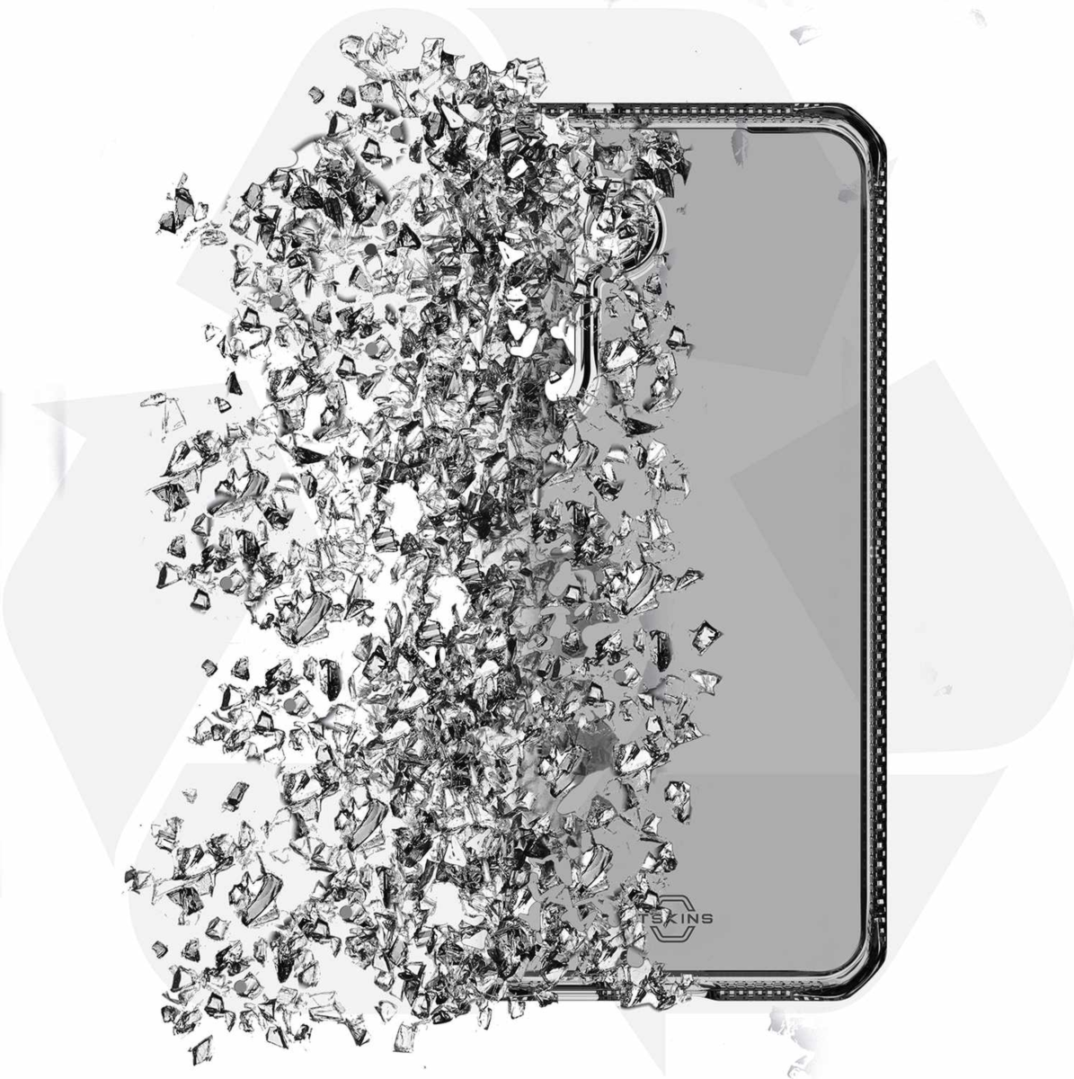 ITSKINS - Spectrum_R Clear Case Smoke for Samsung  Galaxy S26 FE/Galaxy S25 FE