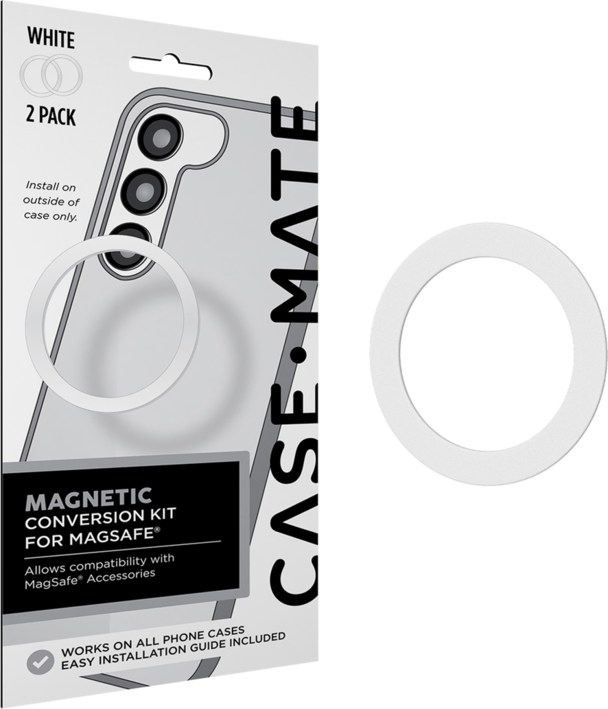 <p>With the Case-Mate MagSafe Conversion Ring Kit, make any phone case MagSafe compatible. This two-pack combo kit lets users upgrade multiple devices simply.</p>