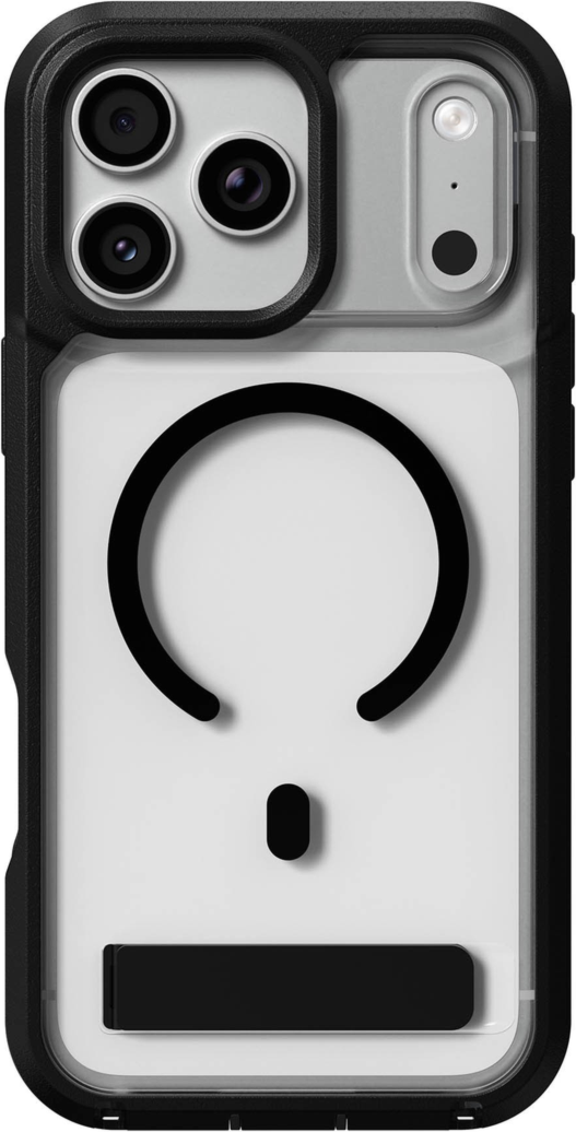 ZAGG - Rainier Snap MagSafe Case with Kickstand for Apple iPhone 18 Pro Max/17 Pro Max - Black