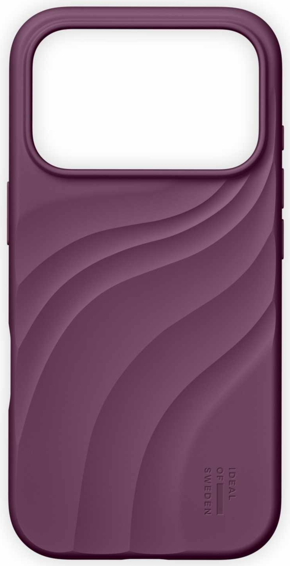 Ideal of Sweden - Soft Swirl MagSafe Case Velvet Plum for iPhone 18 Pro Max/17 Pro Max