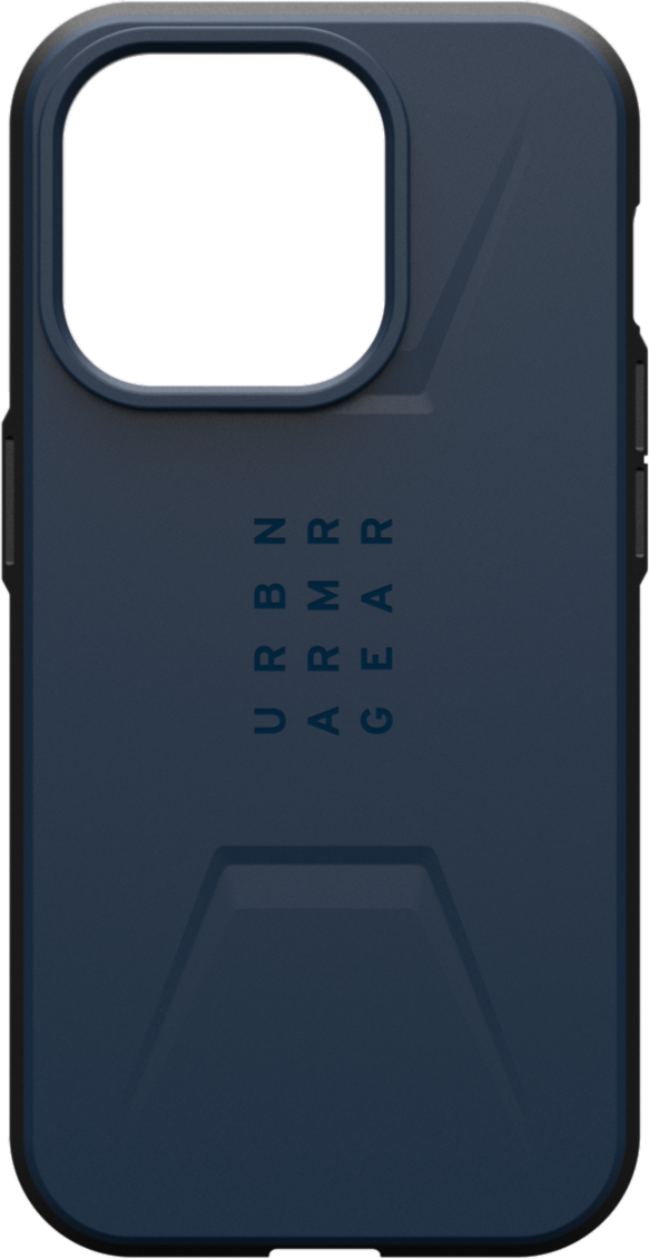 Étui Civilian compatible avec MagSafe de UAG  – iPhone 15 Pro, bleu (Mallard)