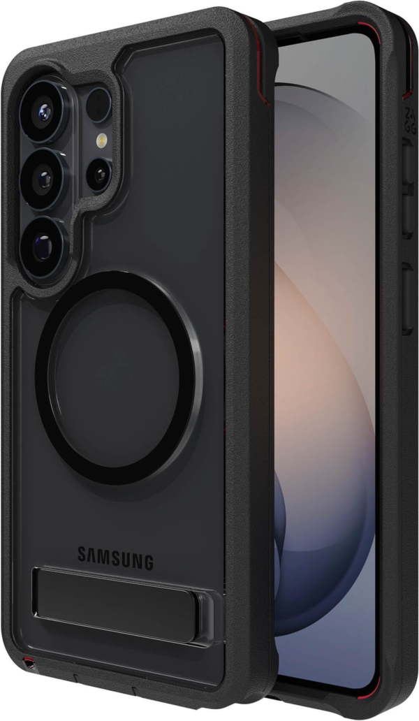 ZAGG - Étui Rainier Snap avec support pour Samsung Galaxy S26 Ultra - Noir fumé