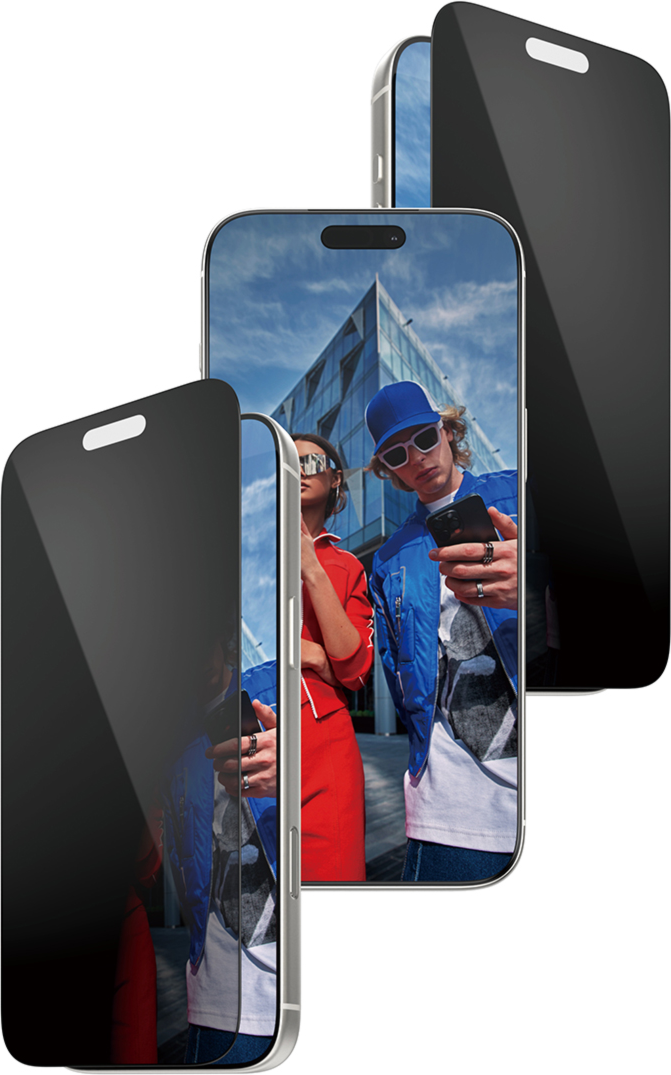 PanzerGlass UWF 2-WayPrivacy ScreenProtector iPhone17 ProMax w/EasyAligner-Black