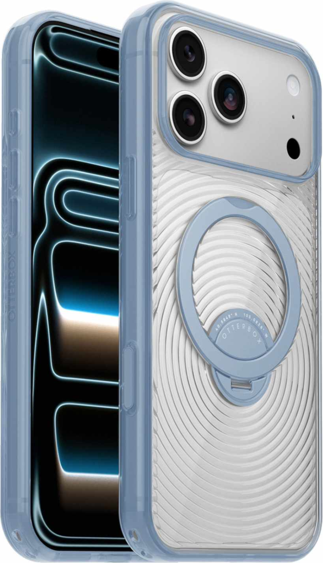 OtterBox - Symmetry Stand MagSafe Case Aether Blue for iPhone 18 Pro Max/17 Pro Max