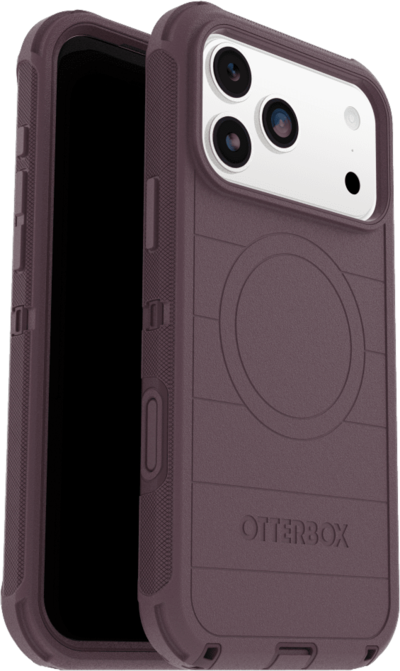 The OtterBox Defender Series Pro with MagSafe is the toughest case providing rugged protection against harsh drops. Equipped with MagSafe magnets and non-slip texturing.