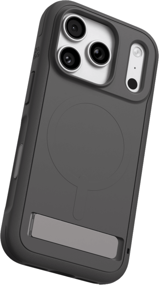 iPhone 18 Pro/17 Pro ZAGG Graphene Sedona Snap Kickstand Case - Robust Grey