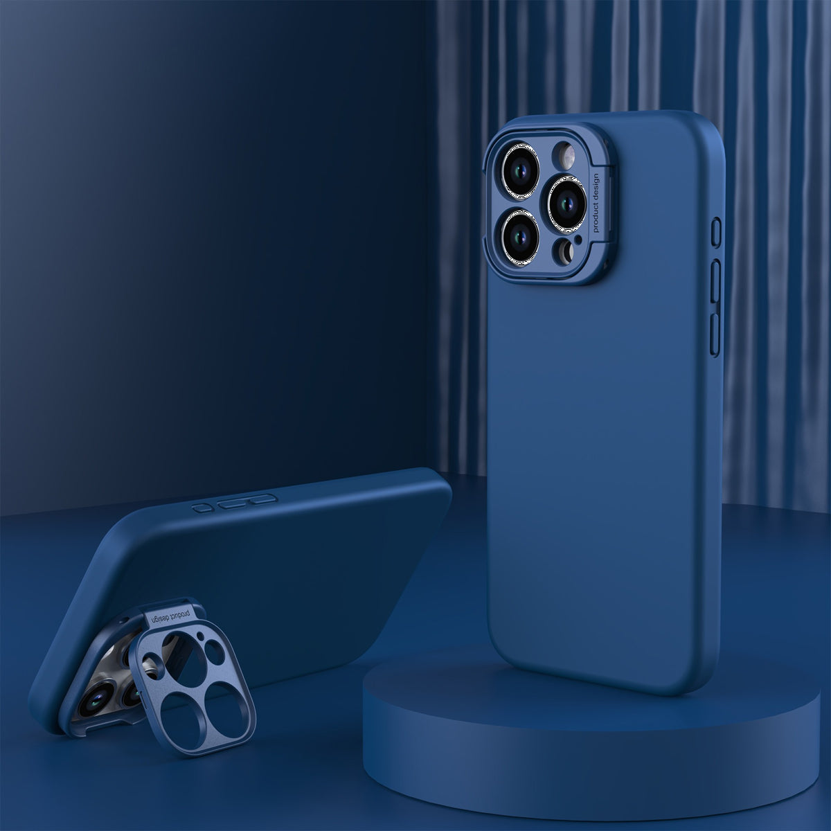 Compatible with MagSafe, Uunique’s Silicone case comes with an integrated camera protection bracket that doubles as a kickstand.