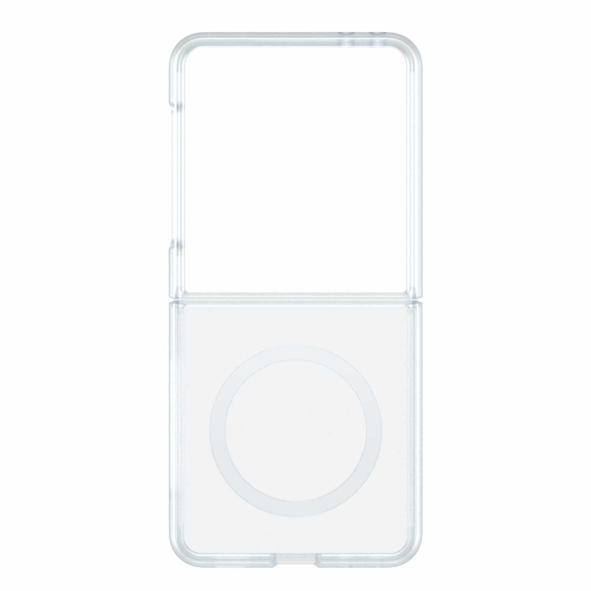OtterBox - Thin Flex Case w/Magnets Clear w/Blue Tint for Samsung Galaxy Z Flip8