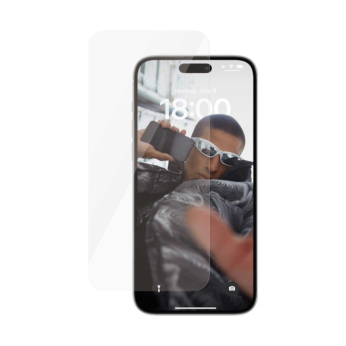 PanzerGlass SAFE Protecteur d'écran pour iPhone 15 Plus - Transparent