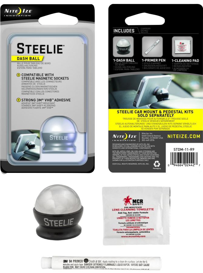 Nite Ize Steelie Dash Ball Kit