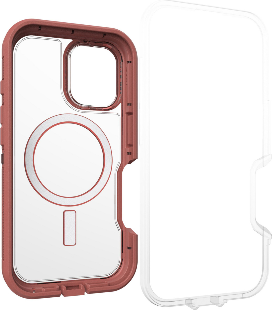 Get sleek, legendary phone protection with the OtterBox Defender Series Pro XT with MagSafe, a rugged dual-layer design that guards devices against drops, dirt, scrapes, and bumps.