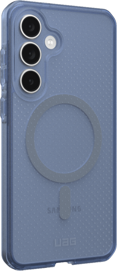 Keep your device protected without sacrificing style with the UAG Dot case featuring soft-touch silicone, a micro perforated textured design and a built-in magnet for using with magnetic accessories.