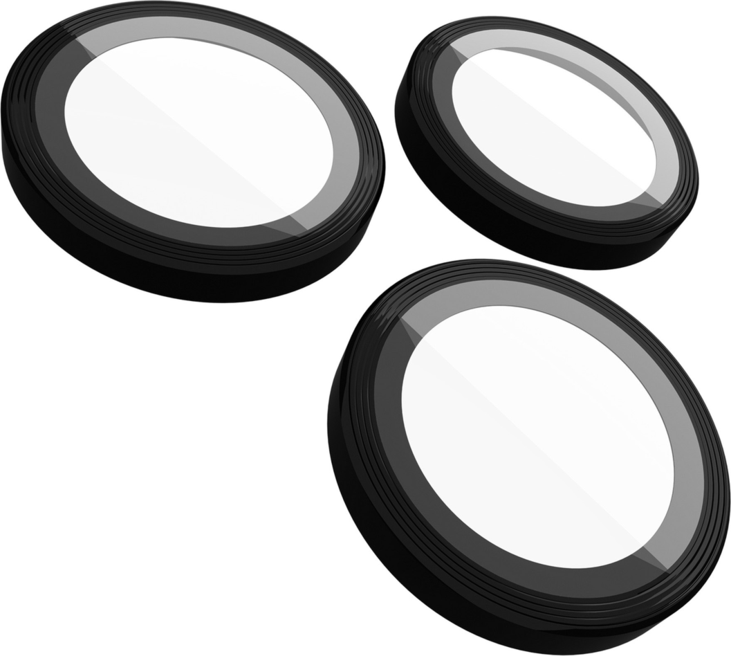 iPhone 15 Pro Max/15 Pro Case-Mate Aluminum Ring Glass Lens Protector - Black