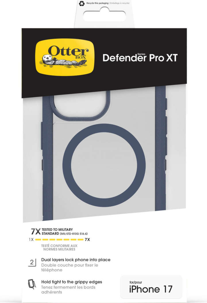 OtterBox - Defender XT Pro Clear MagSafe Case with Camera Control for Apple iPhone 17