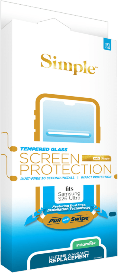 OtterBox - Glass Screen Protector Clear for Samsung Galaxy S26 Ultra clear