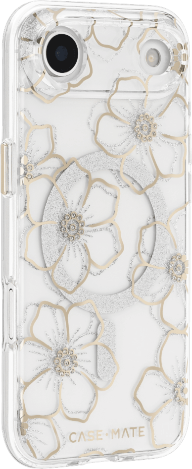 Case-Mate - Floral Gems MagSafe Case for Apple iPhone Air - Gold